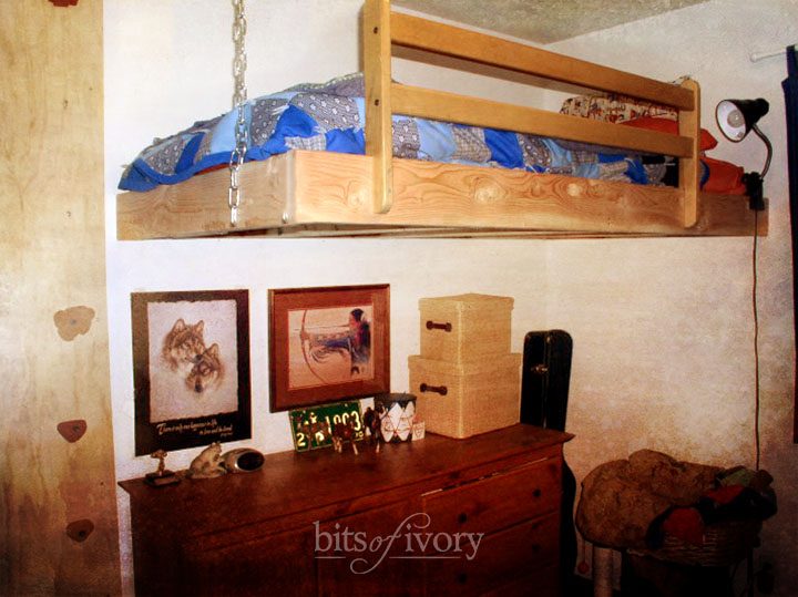 Hanging Loft Bed DIY Project