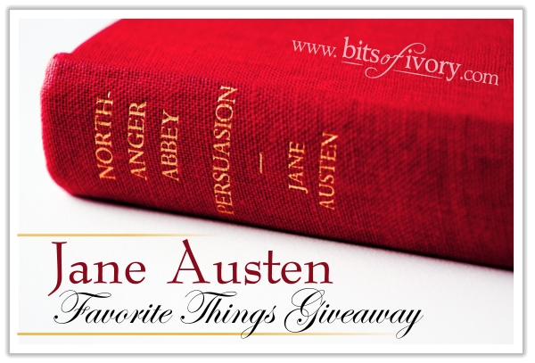 Jane Austen Giveaway - Northanger Abbey & Persuasion | www.bitsofivory.com