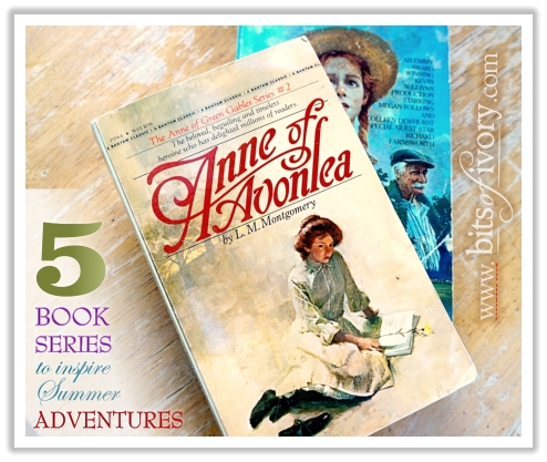 5 Book Series to inspire summer adventures | Anne of Green Gables | www.bitsofivory.com