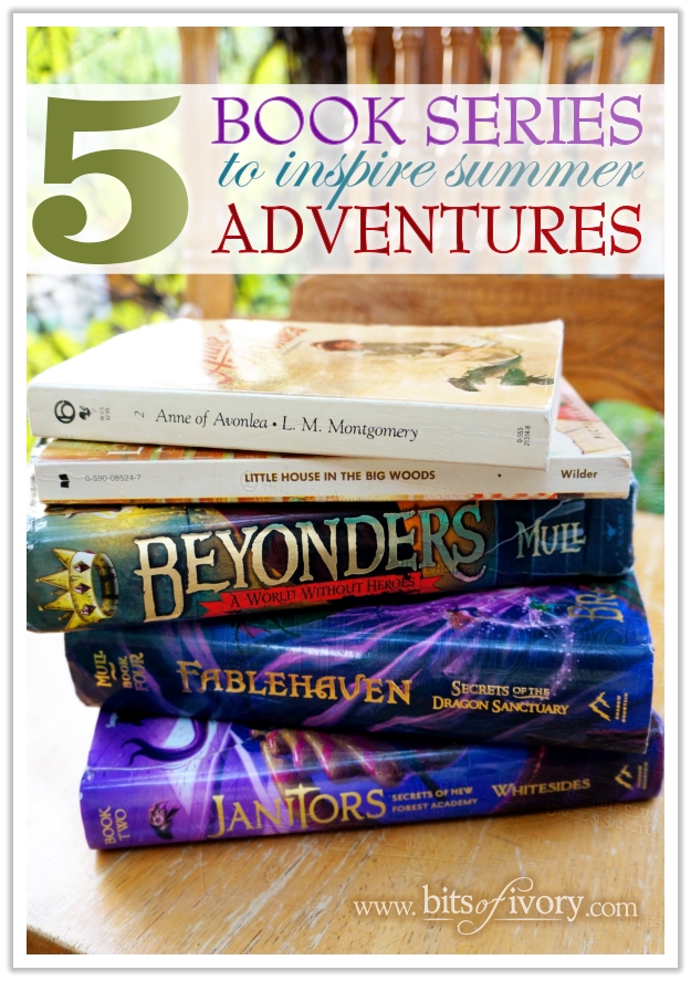 5 Book Series to inspire summer adventures | Books for Young Readers | www.bitsofivory.com