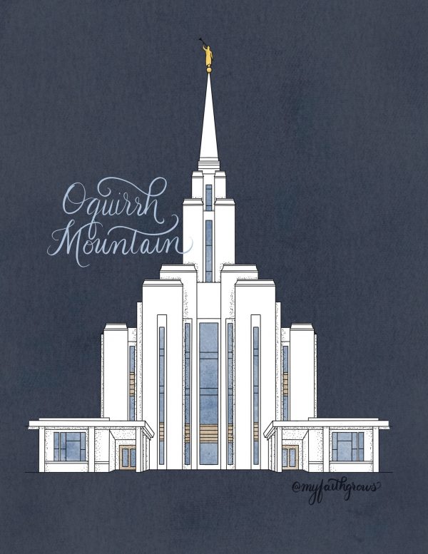 Oquirrh Mountain Coloring Page Sample