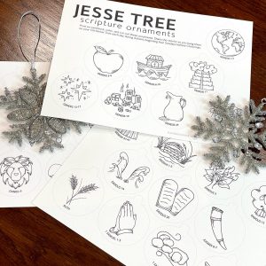 Jesse Tree Printable Ornaments